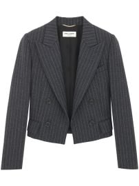 Saint Laurent Rive Gauche Striped Blazer - at Farfetch