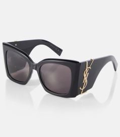 Saint Laurent SL M119 Blaze Oversized Sunglasses at Mytheresa