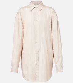 Saint Laurent Silk Shirt at Mytheresa