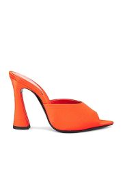 Saint Laurent Suite Mule Sandal in Arancio FWRD at FWRD