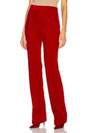 Saint Laurent Tailored Flare Pant in Rouge   FWRD at Forward