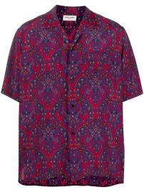 Saint Laurent The Paisley Print Splashed Across This Shirt Is An Ode To x2760s style This Decade Is a Prime Inspiration For Saint Laurentx27s SS22 collectionpaisley-print Shirt - at Farfetch