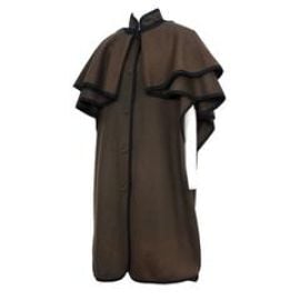 Saint Laurent Vintage Cape Coat Russian Collection at 1st Dibs