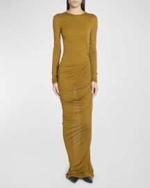 Saint Laurent Voile Jersey Gown at Neiman Marcus