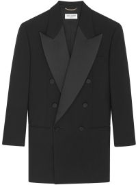 Saint Laurent double-breasted Virgin Wool Blazer - at Farfetch