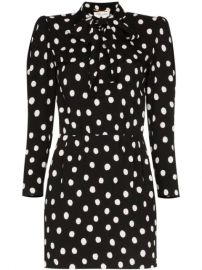 Saint Laurent polka-dot Mini Dress - Farfetch at Farfetch