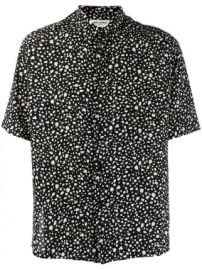 Saint Laurent polka dot print shirt polka dot print shirt at Farfetch