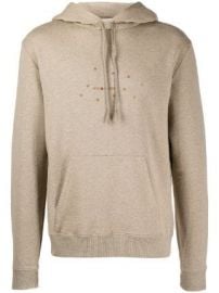 Saint Laurent star print hoodie star print hoodie at Farfetch