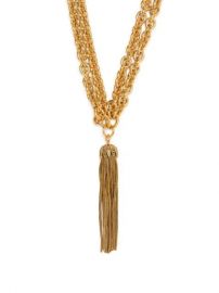 Saint Laurent tassel-pendant Necklace - Farfetch at Farfetch