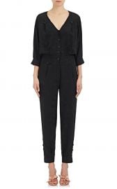 Saint Phalle Jacquard Silk Jumpsuit by Maison Mayle at Barneys