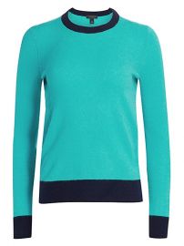 Saks Fifth Avenue COLLECTION Contrast Cashmere Sweater at Saks Fifth Avenue