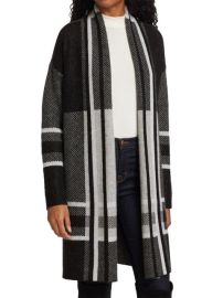 Saks Fifth Avenue Placed Plaid Jacquard Duster on SALE at Saks Off 5th