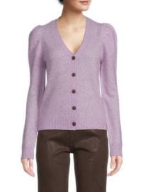 Saks Fifth Avenue Puff Sleeve Cashmere Cardigan on SALE at Saks Off 5th