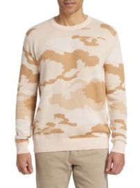 Saks Fifth Avenue Watermark Camouflage Crewneck Sweater on SALE Saks OFF 5TH at Saks Off 5th