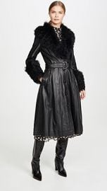 Saks Potts Foxy Shearling Belted Coat at Shopbop