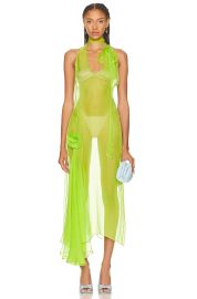 Saks Potts Janice Dress in Neon Green at Forward