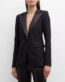 Salon 1884 Martine Single-Breasted Tuxedo Jacket at Neiman Marcus