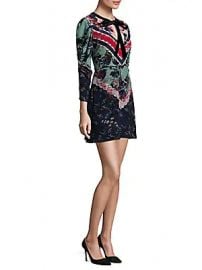 Saloni - Aleria Silk Mini Dress at Saks Off 5th