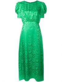 Saloni Bianca Jacquard Dress - Farfetch at Farfetch