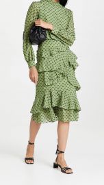 Saloni Isa Ruffle Dress at Shopbop