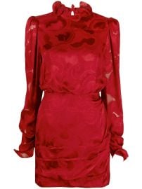 Saloni Rina Jacquard Crepe Dress - at Farfetch