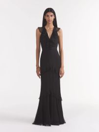 Saloni Rita Dress in Black at Saloni