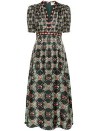 Saloni Tabitha abstract-print Maxi Dress - at Farfetch