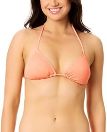 Salt Cove Juniors Luster Shine Triangle Bikini Top Exclusively at Macys - Macys at Macys