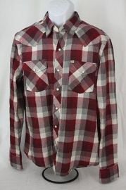 Salt Valley New Texas Plaid Western in Red at Urban Outfitters