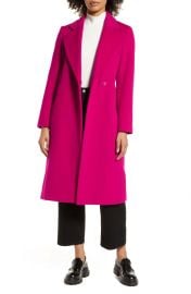 Sam Edelman Belted Wool Blend Coat at Nordstrom