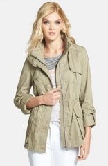 Sam Edelman Cotton Roll-Sleeve Anorak at Nordstrom