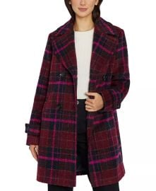 Sam Edelman Plaid Coat at Macys