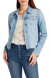 Sam Edelman The Janis Crop Denim Trucker Jacket   Nordstrom at Nordstrom