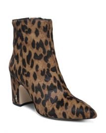 Sam Edelman Women  x27 s Hilty Leopard Print Calf Hair Booties Shoes - Bloomingdale s at Bloomingdales