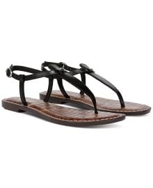 Sam Edelman Womens Gigi T-Strap Flat Sandals - Macys at Macys