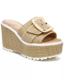 Sam Edelman Womens Livi Buckle Wedge Sandals  Reviews - Sandals - Shoes - Macys at Macys