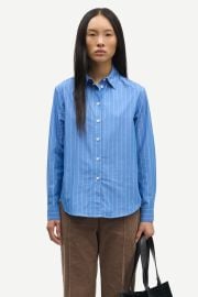 Samadisoni Shirt in Bright Cobalt at Samsoe Samsoe