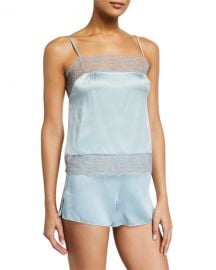 Samantha ChangLace-Trim Silk Charmeuse Camisole at Neiman Marcus