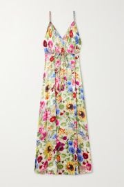 Samantha Floral Faux Wrap Dress at Net A Porter