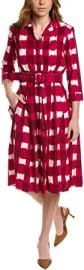 Samantha Sung Womens Audrey 1 Shirtdress 2 at Womens Clothing store at Amazon