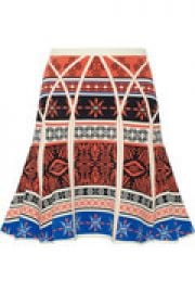 Samara jacquard-knit skirt at The Outnet