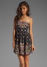 Same dress in navy blue  at Revolve