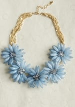 Same necklace in blue at Ruche