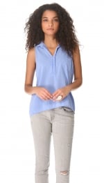 Same shirt in pastel blue at Shopbop