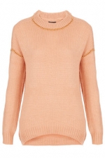 Same sweater in peach at Topshop