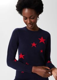 Samira Wool Cashmere Star Sweater at Hobbs