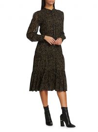 Sammy Abstract Leopard Shirtdress at Saks Fifth Avenue