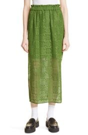 Sams?e Sams?e Fan Lace Skirt in Twist Of Lime  at Nordstrom