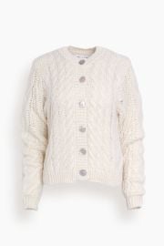 Samsoe Samsoe Molli Cardigan in Whisper White Hampden Clothing at Hampden