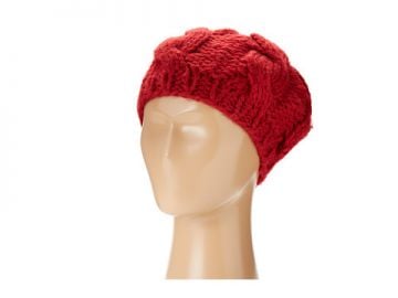 San Diego Hat Company KNH3228 Cable Knit Beret Red at Zappos